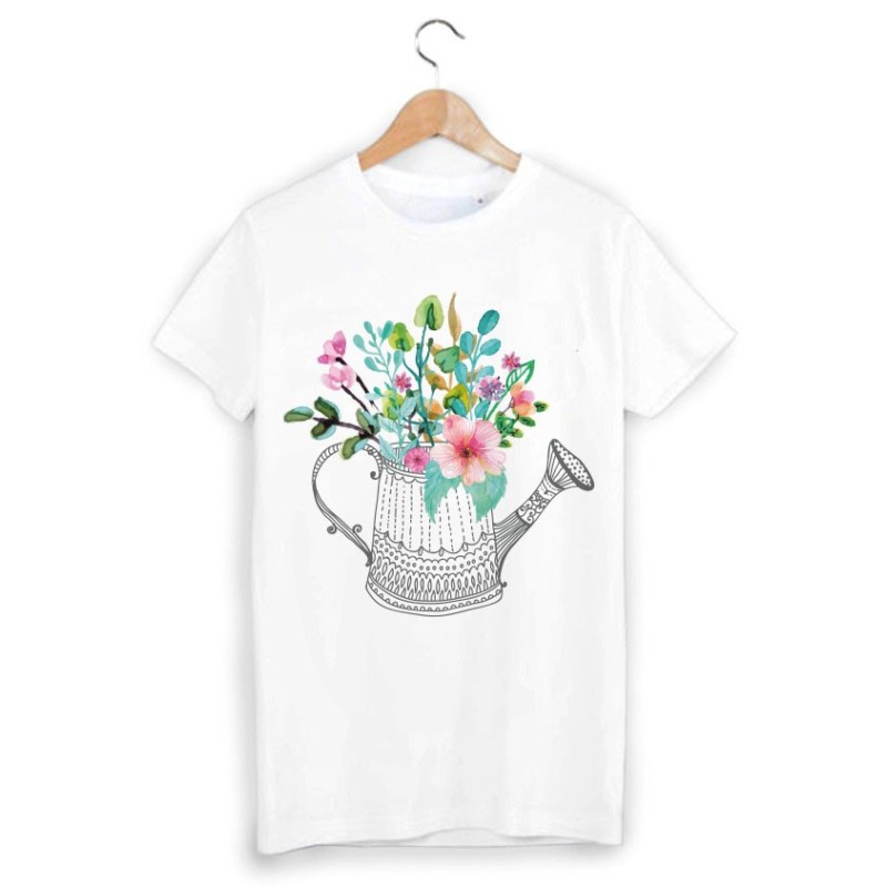 T-Shirt illustré fleur