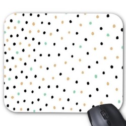 Tapis de souris imprimé petit pois
