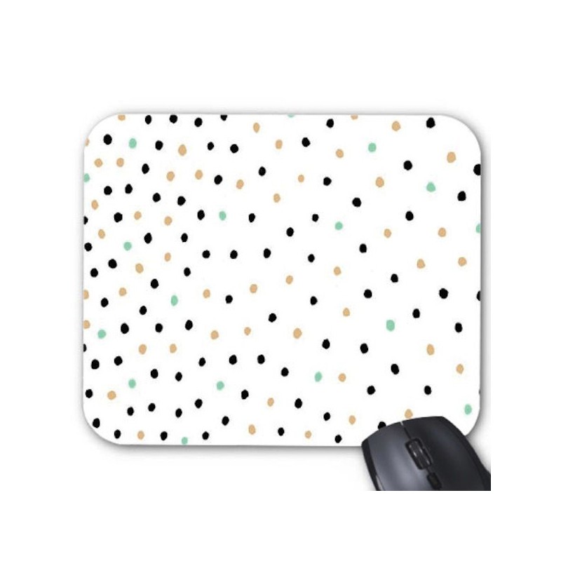 Tapis de souris imprimé petit pois