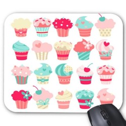 Tapis de souris cupcake