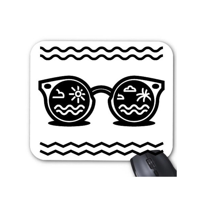 Tapis de souris lunette de soleil 