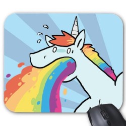 Tapis de souris licorne 