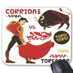 Tapis de souris toro corrida