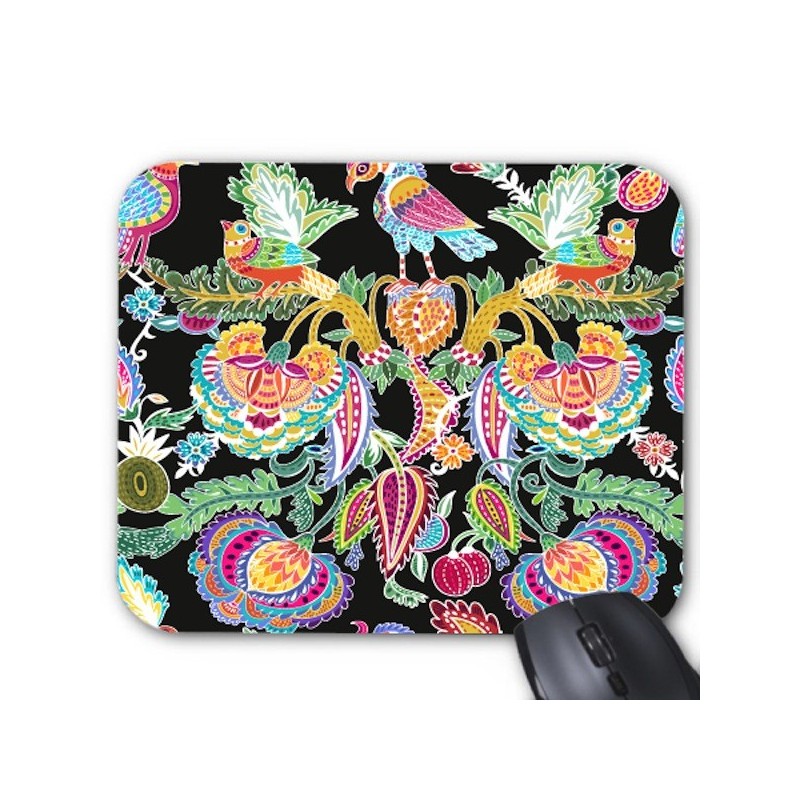 Tapis de souris imprimé floral 