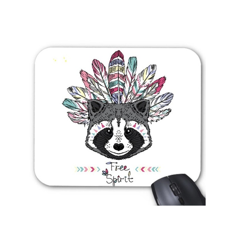 Tapis de souris raton laveur indien