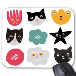 Tapis de souris chat