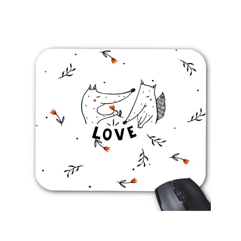 Tapis de souris love
