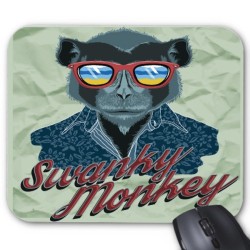 Tapis de souris singe