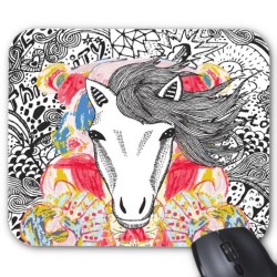 Tapis de souris cheval psychédélique