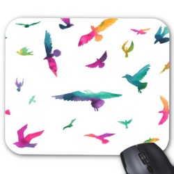 Tapis de souris oiseaux
