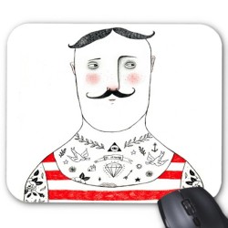 Tapis de souris tatoué 