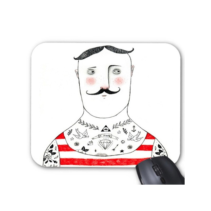 Tapis de souris tatoué 