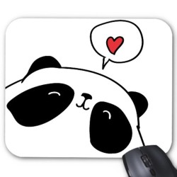 Tapis de souris panda 