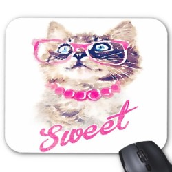 Tapis de souris chat 