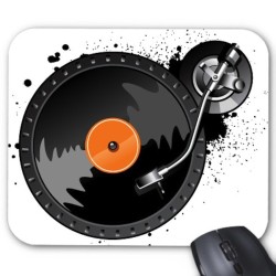 Tapis de souris dj 