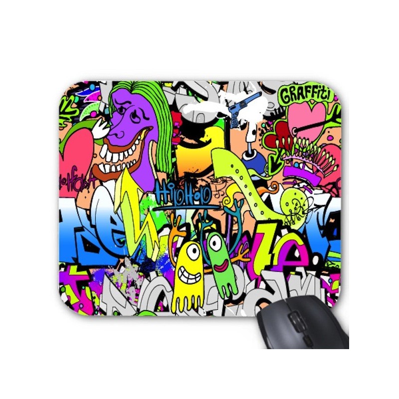 Tapis de souris graffiti