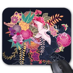 Tapis de souris art floral