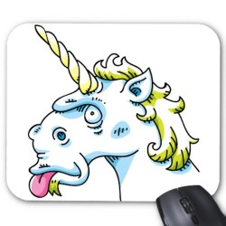Tapis de souris licorne