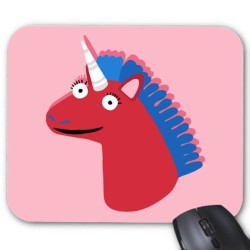 Tapis de souris licorne