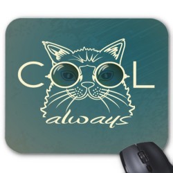 Tapis de souris chat lunette