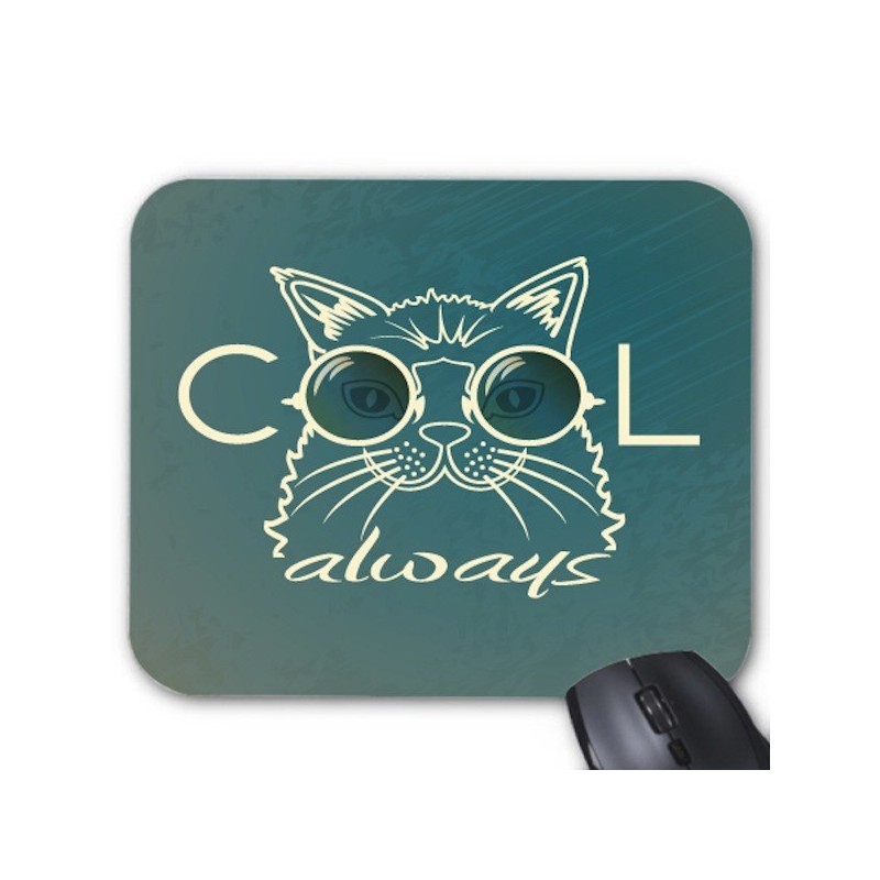 Tapis de souris chat lunette
