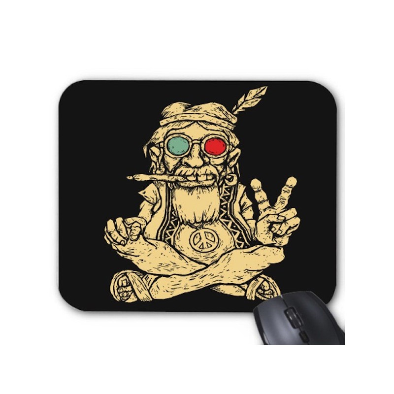 Tapis de souris hippie