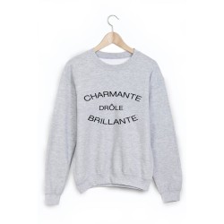 Sweat-Shirt charmante drole brillante 