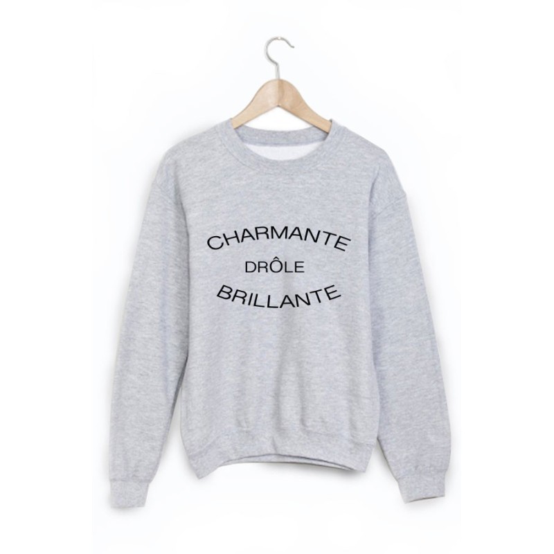 Sweat-Shirt charmante drole brillante 