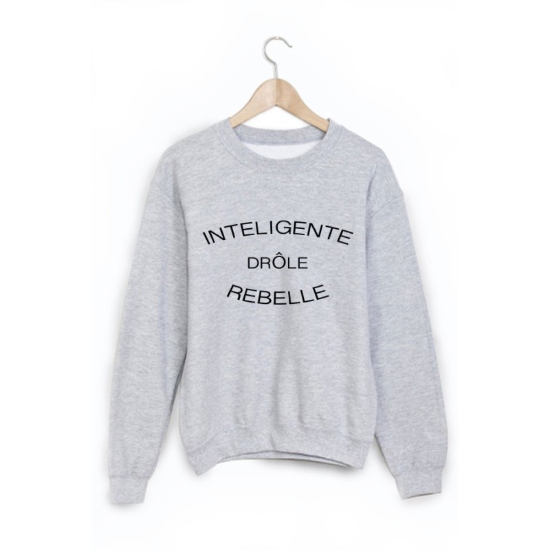 Sweat-Shirt inteligente drole rebelle