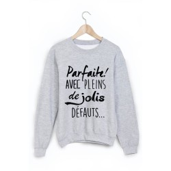 Sweat-Shirt parfaite avec pleins de jolis defauts