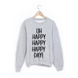 Sweat-Shirt oh happy day
