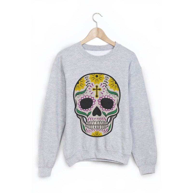 Sweat-Shirt tete de mort