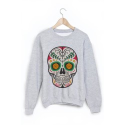 Sweat-Shirt tete de mort