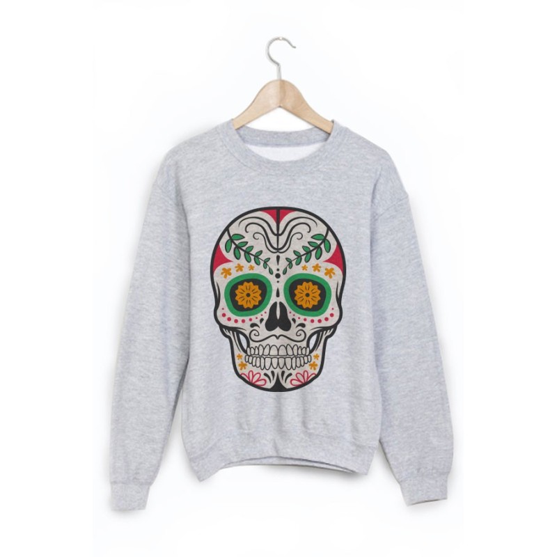 Sweat-Shirt tete de mort