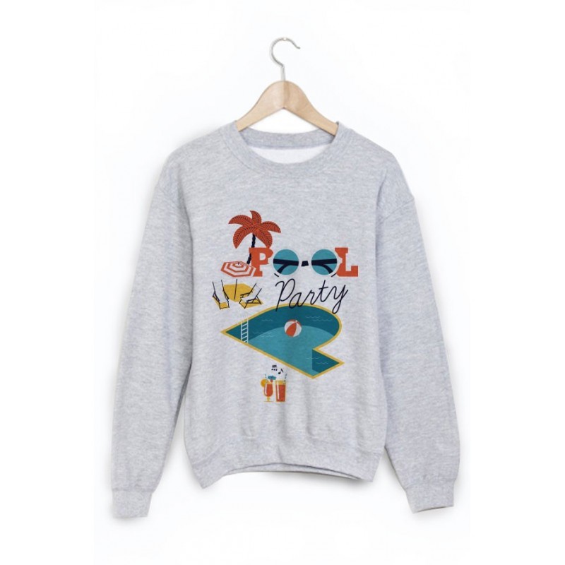 Sweat-Shirt pool party