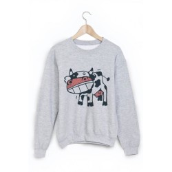 Sweat-Shirt vache