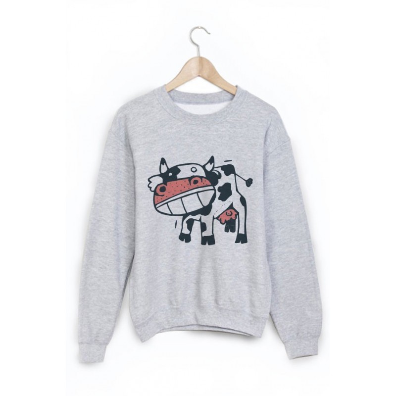 Sweat-Shirt vache