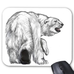 Tapis de souris ours