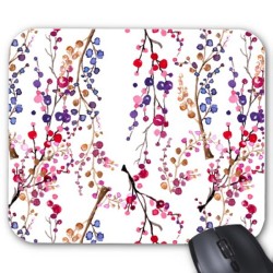 Tapis de souris motif floral 