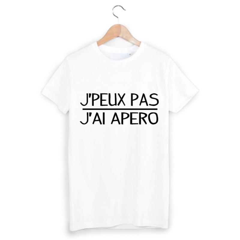 T-Shirt je peux pas j'ai apéro