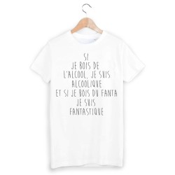 T-Shirt alcool alcoolique fanta fantastique 