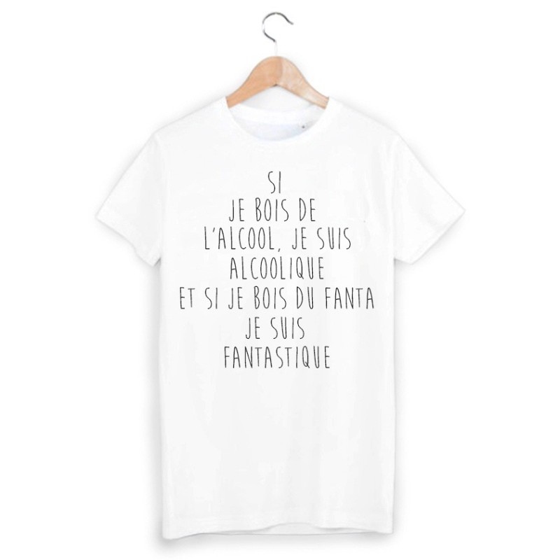 T-Shirt alcool alcoolique fanta fantastique 