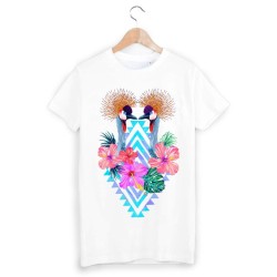 T-Shirt oiseau psychedelique