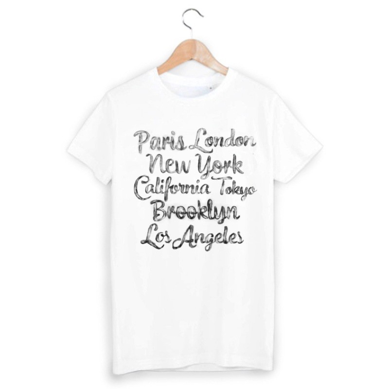 T-Shirt paris london new york
