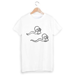T-Shirt imprimé illustration cartoon humour