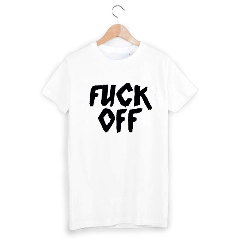 T-Shirt imprimé fuck off