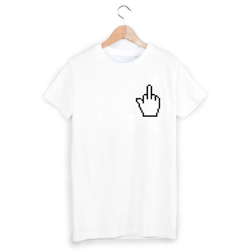 T-Shirt imprimé fuck