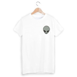 T-Shirt imprimé ecusson extra terrestre 