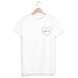 T-Shirt imprimé ecusson shut up