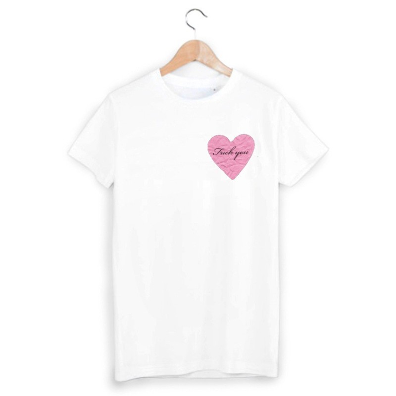 T-Shirt imprimé ecusson fuck you